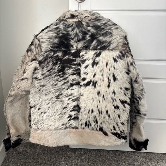 Cow Hair Western Leather Jacket - Picture 4 of 12